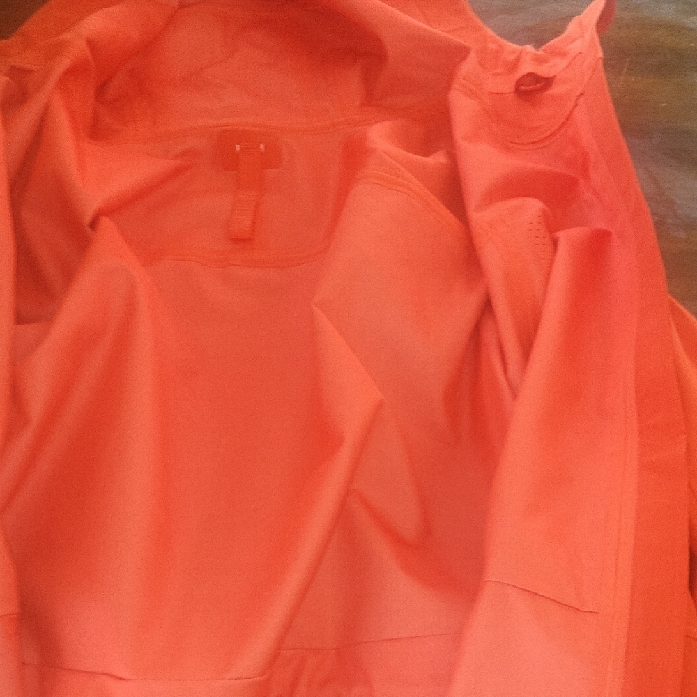 Women's Red Hooded Trench Coat - Picture 8 of 9